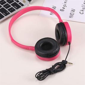 img 3 attached to Bulk Headphones 5 Pack For School Classroom Students Children Boys Girls And Adults (Pink)