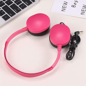 img 2 attached to Bulk Headphones 5 Pack For School Classroom Students Children Boys Girls And Adults (Pink)