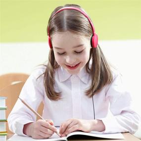 img 1 attached to Bulk Headphones 5 Pack For School Classroom Students Children Boys Girls And Adults (Pink)