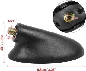 img 3 attached to Enhance Your Ford Focus Sound System with X AUTOHAUX Car Radio Aerial Antenna Base (1998-2011)