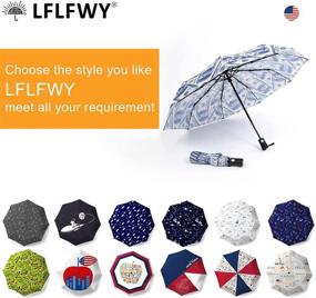 img 2 attached to Ultimate Windproof Umbrella: 🌂 LFLFWY Automatic Lightweight Women's Best Companion