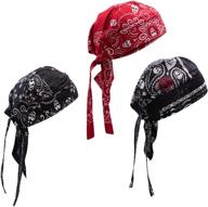 🧢 pack of 3 elephant brand skull caps - 100% cotton, patterned and plain colors логотип