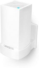 img 4 attached to 🧱 Brainwavz Screwless Wall Mount for Linksys Velop: Effortless Installation, Tool-free, Clean Setup, Robust VHB Adhesive, White