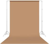 savage seamless paper photography backdrop - #76 mocha (86 in x 36 ft) - ideal for youtube videos, live streaming, interviews, and portraits - made in usa logo