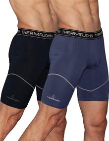 img 4 attached to Thermajohn Compression Shorts Underwear Spandex Men's Clothing
