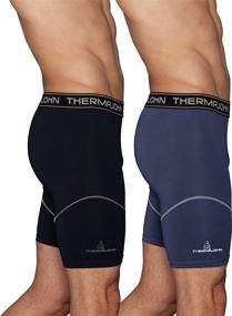 img 3 attached to Thermajohn Compression Shorts Underwear Spandex Men's Clothing