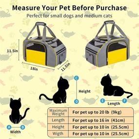 img 2 attached to 🐾 MO HAPPY Pet Carrier: Airline Approved, Car-Shaped with Spacious Design, Ideal for Small to Medium Cats and Rabbits, 5 Mesh Windows, 4 Open Doors, Removable Fleece Pad for Comfortable Traveling (L Size)