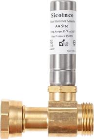 img 2 attached to 🚰 Sicoince Water Hammer Arrestor Washing Machine 3/4 Inch Thread Lead-Free Brass Y241-11-11-S(1 PACK): Ultimate Solution for Preventing Water Hammer in Washing Machine