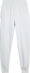 img 1 attached to Real Love Girls' Jogger Set - Basic Fleece 🏻 Hoodie and Sweatpants (Size 7-16): Comfort and Style for Active Girls