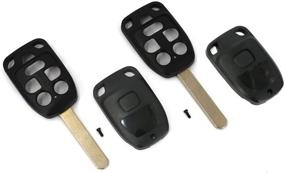 img 1 attached to 🔑 UTSAUTO Key Fob Shell 2 Pack - Keyless Entry Remote Clicker N5F-A04TAA for Honda Odyssey (2011-2013)