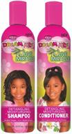 dream african pride kids olive miracle: unleash tangle-free moisturized hair with detangling shampoo & conditioner logo