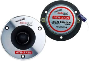 img 4 attached to 🔊 Audiopipe ATR-3721: 350W Макс 4 Ом Титановые супер бюллет-твитеры (1 пара) - Гарантированное улучшение качества звука!