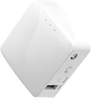 🌐 gl.inet gl-ar150 белый мини-путешественник: маршрутизатор с vpn, конвертер wi-fi, предустановленный openwrt, высокая производительность, openvpn и wireguard. логотип