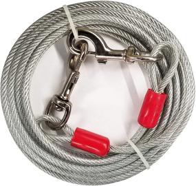 img 3 attached to The Ultimate Super Tie Out Cable 🐶 for Dogs: Unleash Your Pup's Freedom with Confidence!