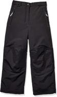 top-rated amazon essentials boys' water-resistant snow pants: must-have winter gear! logo