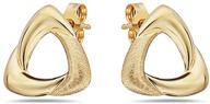 💎 pori jewelers love knot stud earrings in 14k solid gold- equipped with genuine 14k gold butterfly backings logo