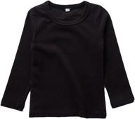 kisbini unisex cotton sleeve t shirt girls' clothing and tops, tees & blouses logo