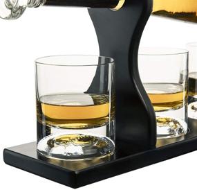 img 3 attached to Baseball Whiskey Decanter Glasses Spirits