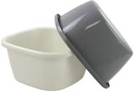 🧽 convenient 2 pack readsky 18 quart wash basin & plastic dish pans for easy cleaning logo