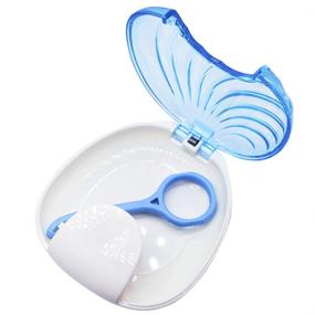 img 3 attached to 🧳 Portable Blue Retainer Box: Orthodontic Retainer Case and Mouth Guard Night Gum Retainer Container - Ideal for Travel Storage