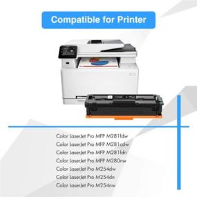 img 3 attached to 🖨️ High-Quality TRUE IMAGE Compatible Toner Cartridge for HP 202X CF500X 202A CF500A Color Laserjet Pro M281fdw M281cdw M254dw M280nw M254nw M281fdn MFP M281 M254 Ink Printer (Black, 1-Pack)