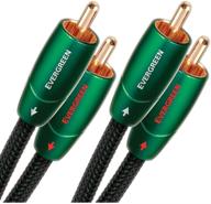 🔌 audioquest evergreen 1m rca to rca cable - 3.28ft/3'4" length logo