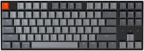 img 4 attached to 💻 Keychron K8 Tenkeyless Wireless Mechanical Keyboard for Mac: White Backlit, Bluetooth, Multitasking, Type-C Wired Gaming - Gateron Red Switch
