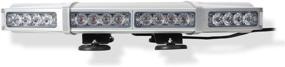 img 1 attached to 🚨 Falcon Flight Emergency 3W Magnetic Mini LED Light Bar - Low Profile Roof Mount 18in (Amber/White)