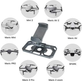 img 2 attached to 📱 RCstyle Mavic Mini 2 Tablet Stand 4-11" Holder Bracket for DJI Mavic Air 2/Air 2S/Mini/Pro/2 Pro/2 Zoom/Spark Remote Controller