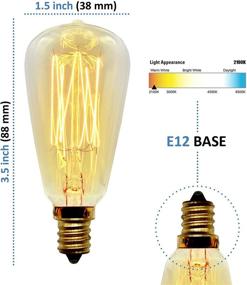 img 2 attached to 🕯️ Delight in Vintage Edison Candelabra 2 Pack: ScentSationals for a Nostalgic Experience