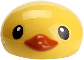 img 2 attached to 🦆 Best Deal! AMA(TM) Adorable Duck Mini Contact Lens Case Box Travel Kit with Convenient Mirror Container (Yellow)