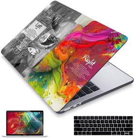 img 4 attached to 🧠 Maychen MacBook Pro 13 inch Case - A2159 A1989 A1706 A1708 (2019, 2018, 2017, 2016 Release) - Plastic Hard Shell Cover - Soft Touch - Brain