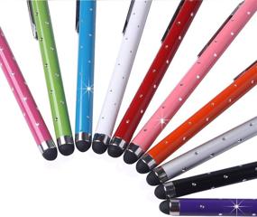 img 2 attached to CCIVV 10 Pcs 4.2 in Stylus Pens: Bling Polka Dots for Precise Touch Screen Control