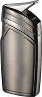 visol spark single gunmetal lighter logo