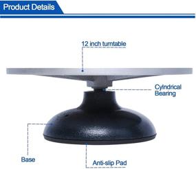 img 1 attached to 🏺 All Metal Sculpting Wheel: 12in Pottery Banding Wheel with 12PCS Clay Sculpting Tools - Perfect for Pottery & DIY Lovers!