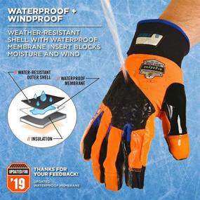img 3 attached to 🧤 Ergodyne 818WP Waterproof High Visibility Touchscreen