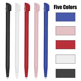 img 3 attached to 🖊️ FNGWANGLI Plastic Styluses - Set of 10 Portable Touch Stylus Pens Exclusively for Nintendo 2DS - Available in 5 Attractive Colors