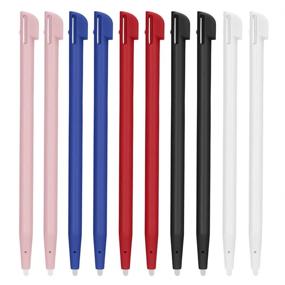 img 4 attached to 🖊️ FNGWANGLI Plastic Styluses - Set of 10 Portable Touch Stylus Pens Exclusively for Nintendo 2DS - Available in 5 Attractive Colors