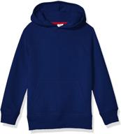 👕 stylish and comfy: amazon essentials boys' pullover hoodie sweatshirt for cool kids logo