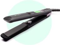 🔥 ultra-smooth cosmo flat iron for thick hair by mint: professional series. advanced salon-grade single-pass ceramic tourmaline ionic hair straightener. dual voltage for travel-ready convenience. logo