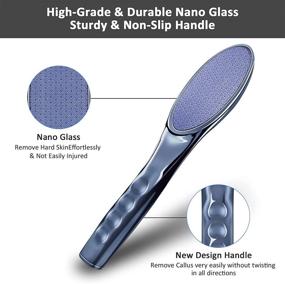 img 3 attached to 🦶 VKK Foot File [2021 Upgrade Design]: Nano Glass File for Dead Skin & Callus Removal – Wet/Dry Feet Care