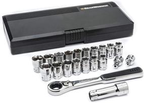 img 4 attached to 🔧 GEARWRENCH 21 Piece 3/8" Drive 6 Point Pass-Thru Tool Set, SAE and Metric - Model 8921