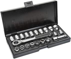 img 1 attached to 🔧 GEARWRENCH 21 Piece 3/8" Drive 6 Point Pass-Thru Tool Set, SAE and Metric - Model 8921