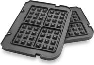 🧇 gvode waffle plates for cuisinart griddler series: gr-4n, gr-5b, gr-6, grid-8n (not compatible with old model gr-4/grid-8 or gr-300ws/gr150 deluxe) логотип