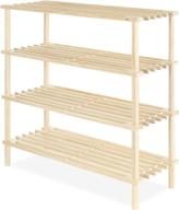 📚 whitmor 6026 9440 wooden 4-tier shelf логотип