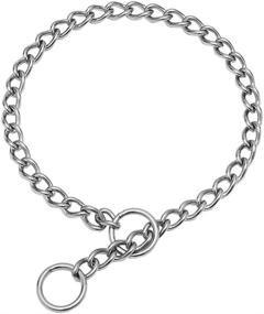 img 4 attached to 🐕 SGODA Chain Dog Training Choke Collar: Durable 304 Stainless Steel for Effective Control