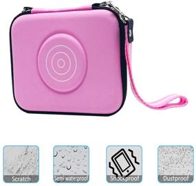 img 1 attached to 📷 VTech KidiZoom Creator Cam Video Camera Hard Case - Travel Storage and Protection for VTech Kidizoom Studio Camera and Accessories (Pink) - Case Only