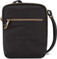 👜 secure your travel essentials with travelon anti theft signature slim smoke women's crossbody handbags & wallets logo