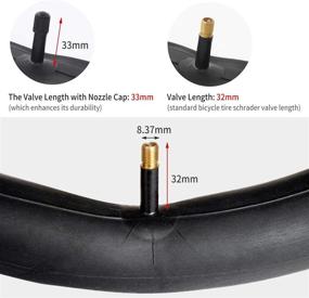 img 3 attached to DMONE 26 Inch Bike Tube | Mountain Bike Tube 26x1.75/1.95/2.10/2.125 | Schrader Valve (32mm) | Inner Tube for Bicycle Tyres | Road & MTB Bike Interior Tire Tube