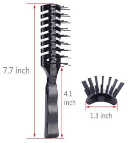img 3 attached to 🔌 Антистатическая вентилируемая щетка для волос для мужчин, идеально подходит для укладки и стайлинга тонких, кудрявых, волнистых, влажных или сухих волос.